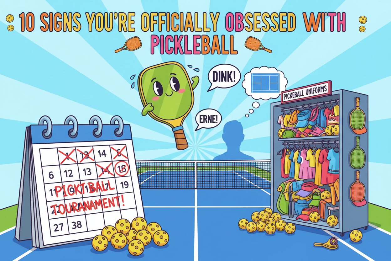 10 Signs You're Officially Obsessed with Pickleball