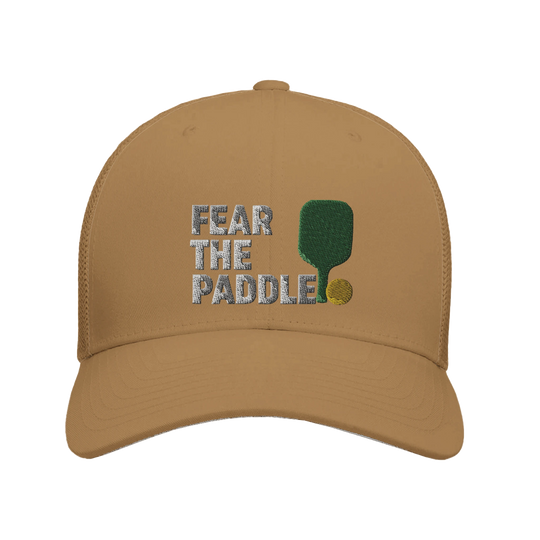 Fear The Paddle Embroidered Hat pickleball cap funny