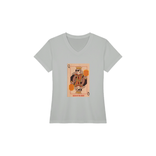 Queen Of The Court Playing Card Tee pickleball graphic shirt