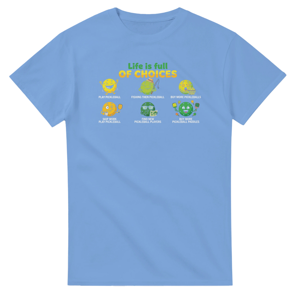 Life Is Full Of Choices Tee funny egg chicken graphic