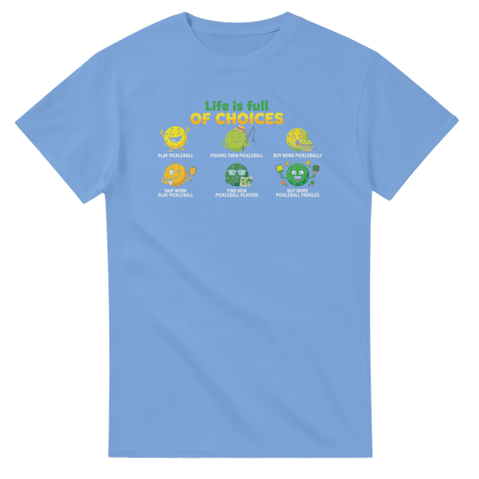 Life Is Full Of Choices Tee funny egg chicken graphic