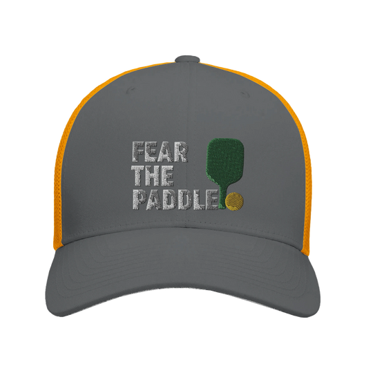 Fear The Paddle Embroidered Hat pickleball cap funny