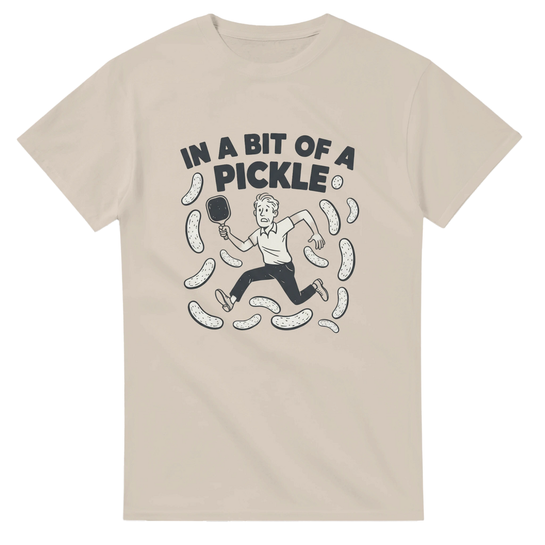 In A Bit Of A Pickle Humorous Graphic Tee funny pickleball