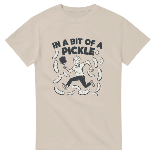 In A Bit Of A Pickle Humorous Graphic Tee funny pickleball