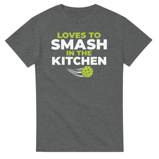 Loves To Smash In The Kitchen Tee funny pickleball shirt