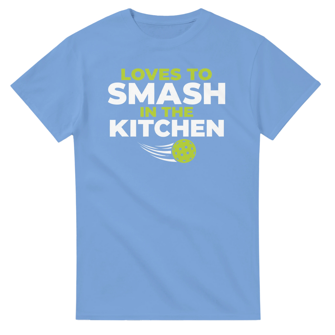 Loves To Smash In The Kitchen Tee funny pickleball shirt