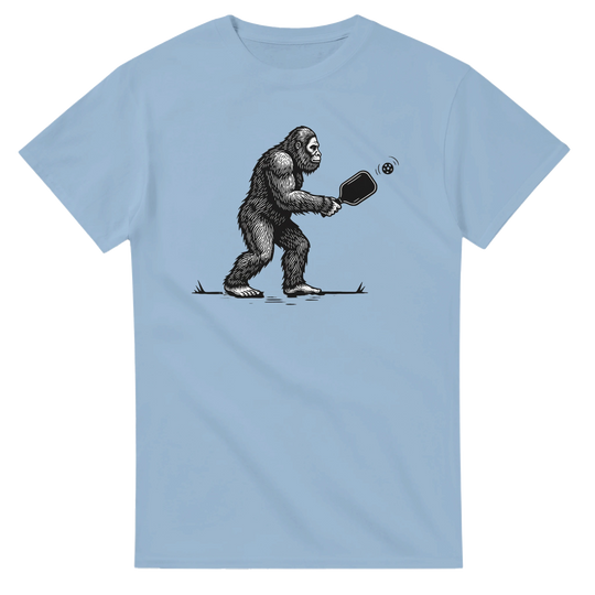 Squatch of the Court Tee funny pickleball sasquatch shirt