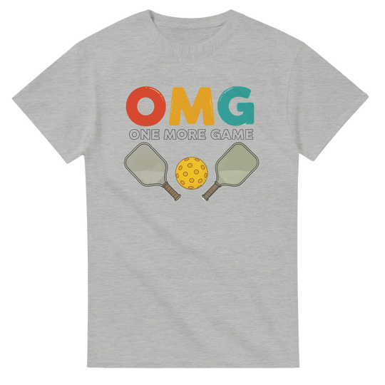 OMG One More Game Addict Tee funny pickleball shirt casual