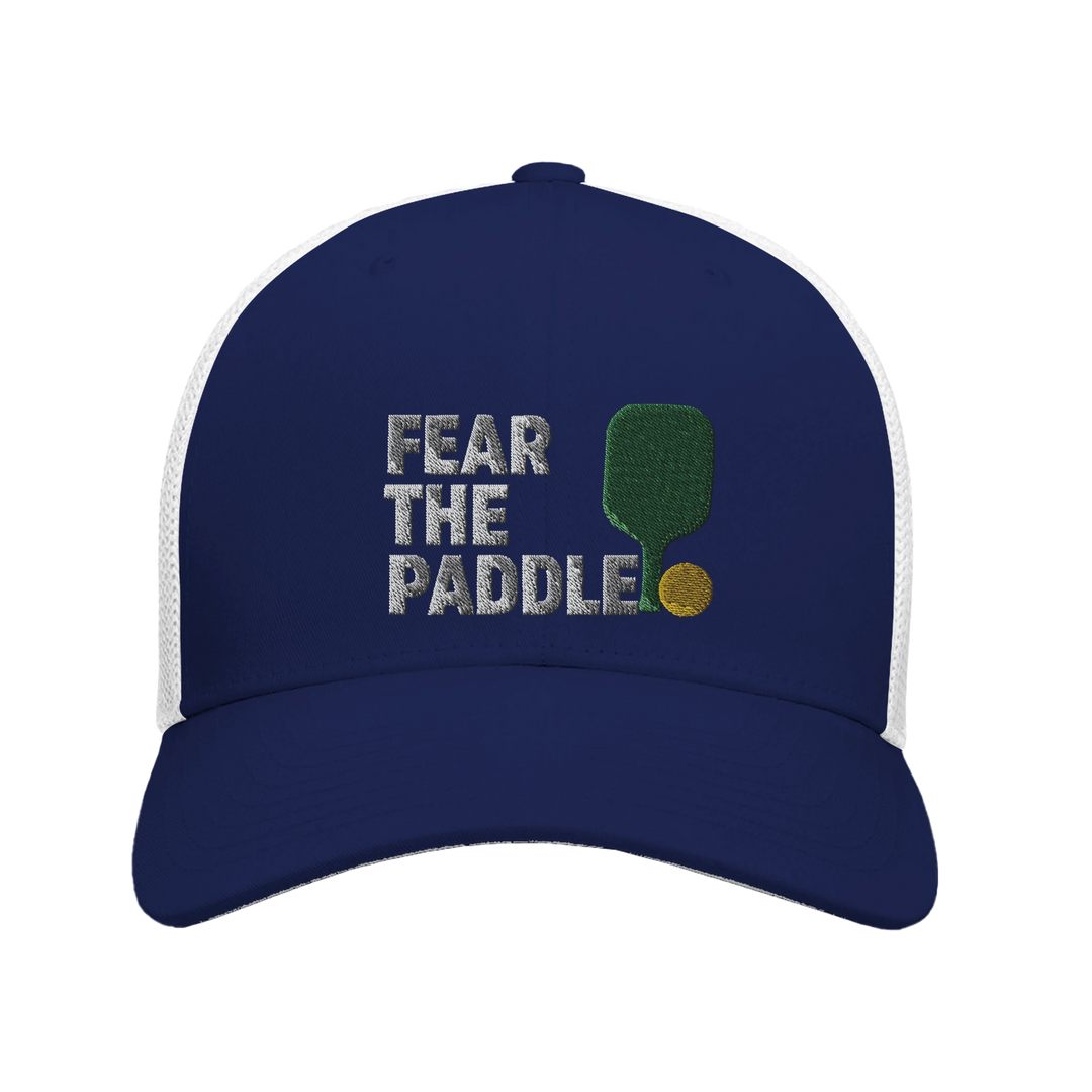 Fear The Paddle Embroidered Hat pickleball cap funny