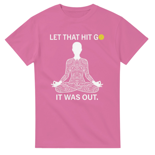 Namaste at the Kitchen Line Tee funny pickleball yoga pun