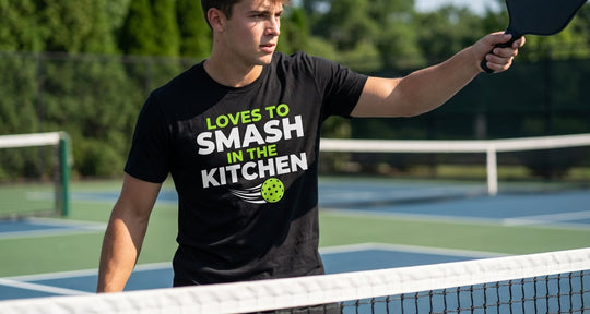 Loves To Smash In The Kitchen Tee funny pickleball shirt