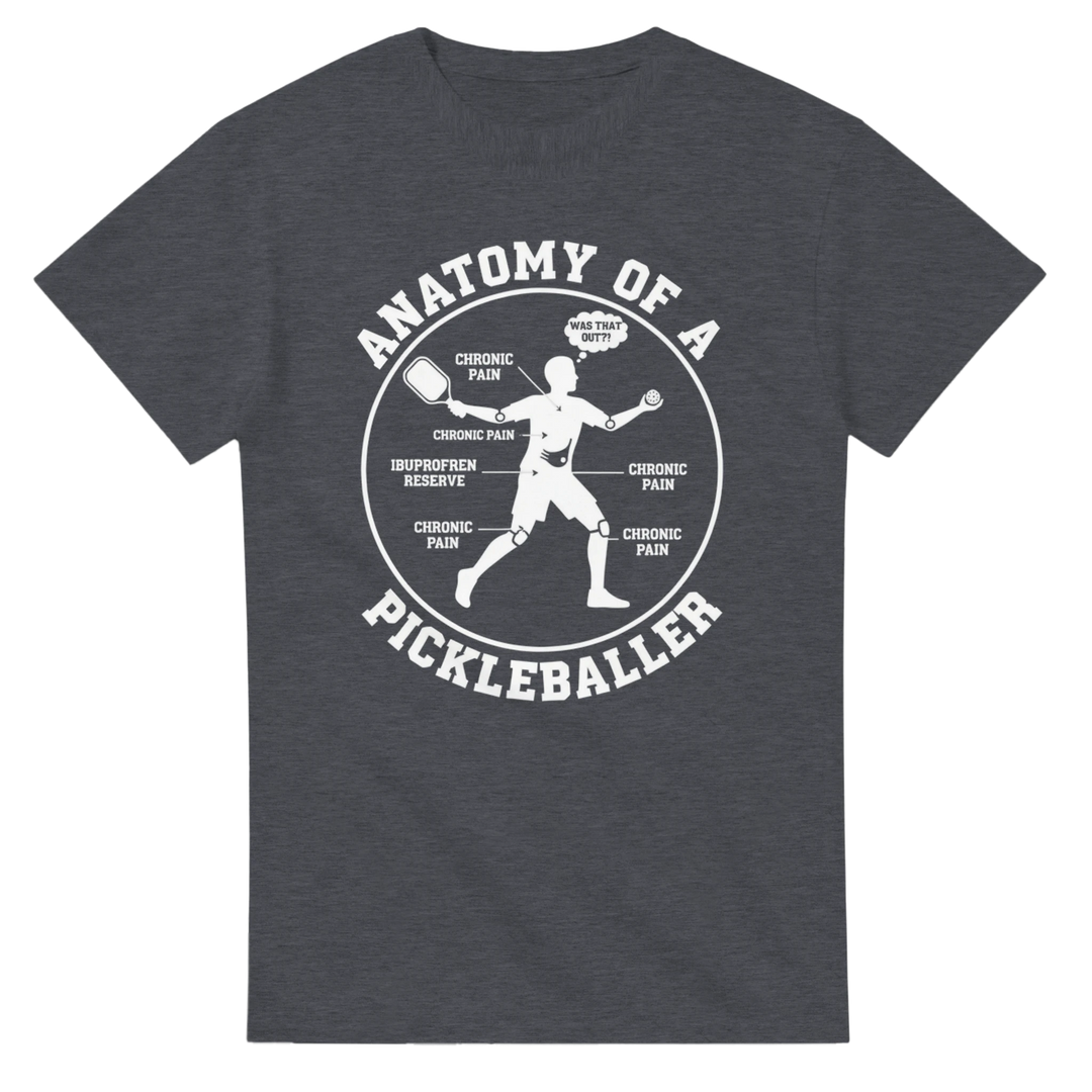 Anatomy of a Pickleball Player T-Shirt funny pickleball 