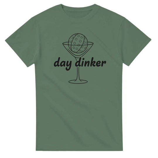 Day Dinker Martini Graphic Tee pickleball funny shirt