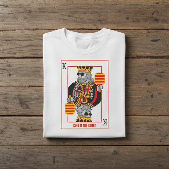 King Of The Court Playing Card Tee pickleball graphic shirt 