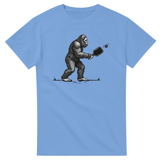 Squatch of the Court Tee funny pickleball sasquatch shirt