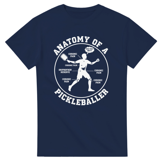 Anatomy of a Pickleball Player T-Shirt funny pickleball 