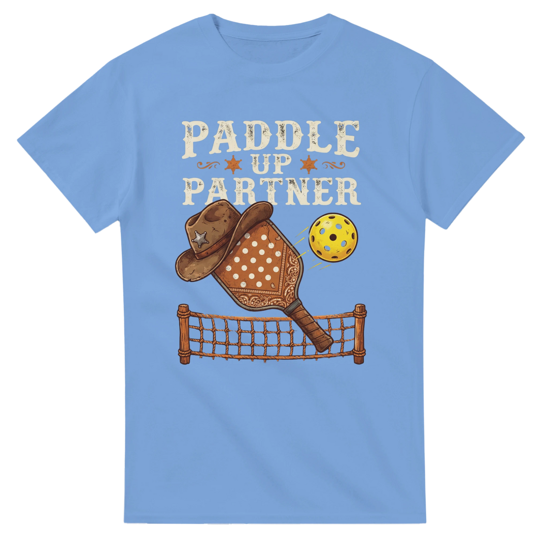 Paddle Up Partner Tee funny pickleball shirt for men 