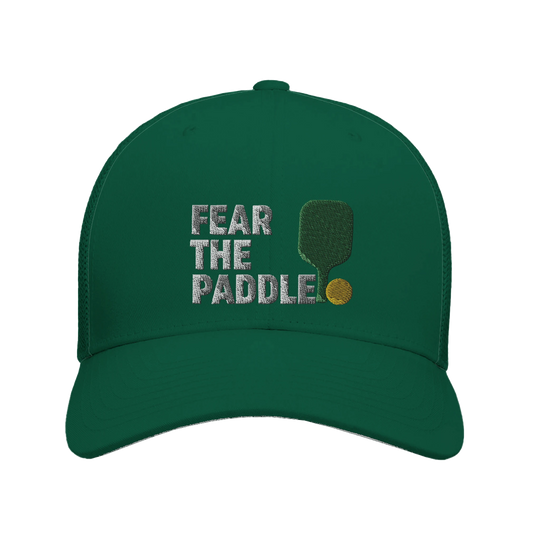 Fear The Paddle Embroidered Hat pickleball cap funny