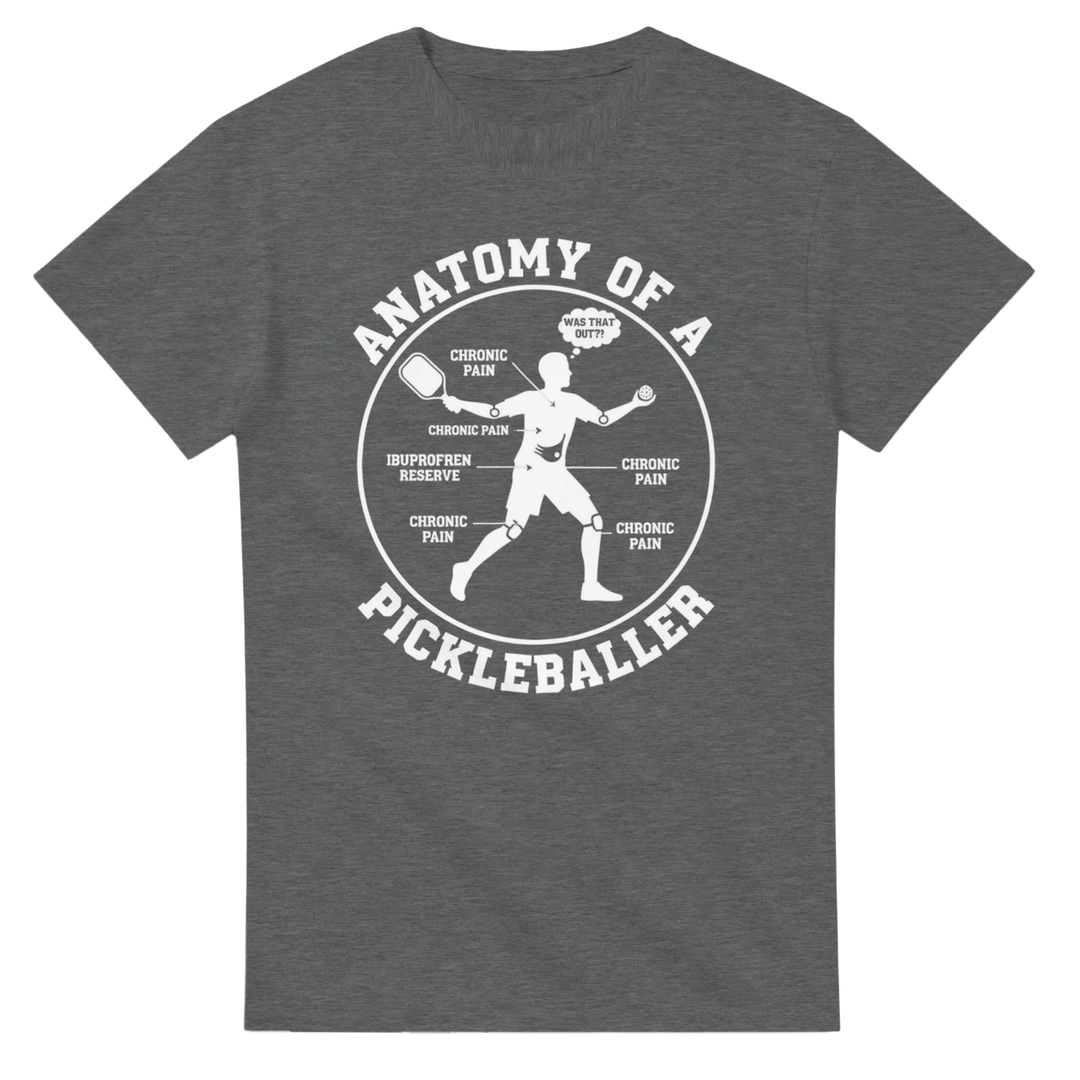 Anatomy of a Pickleball Player T-Shirt funny pickleball 