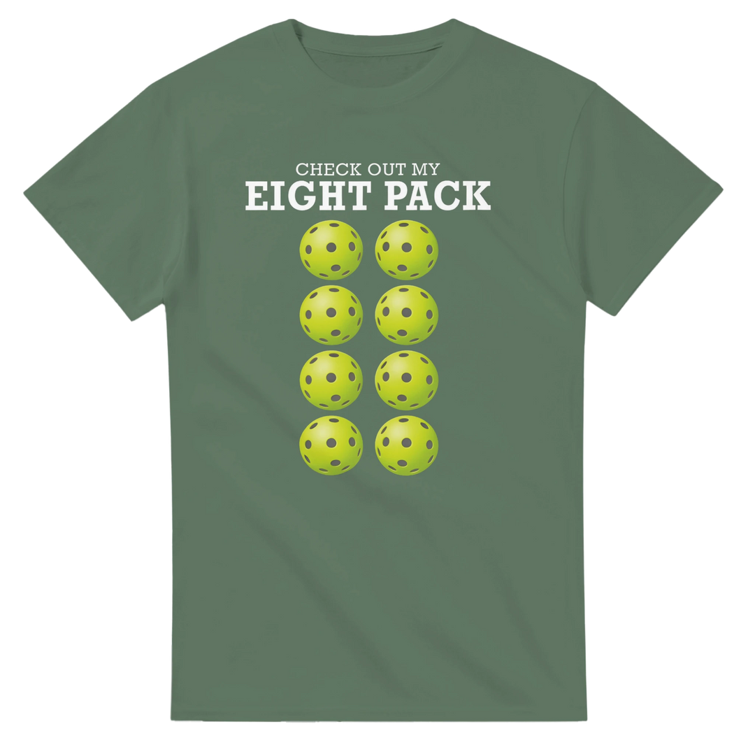 Check Out My Eight Pack Tee funny fitness humor t shirt