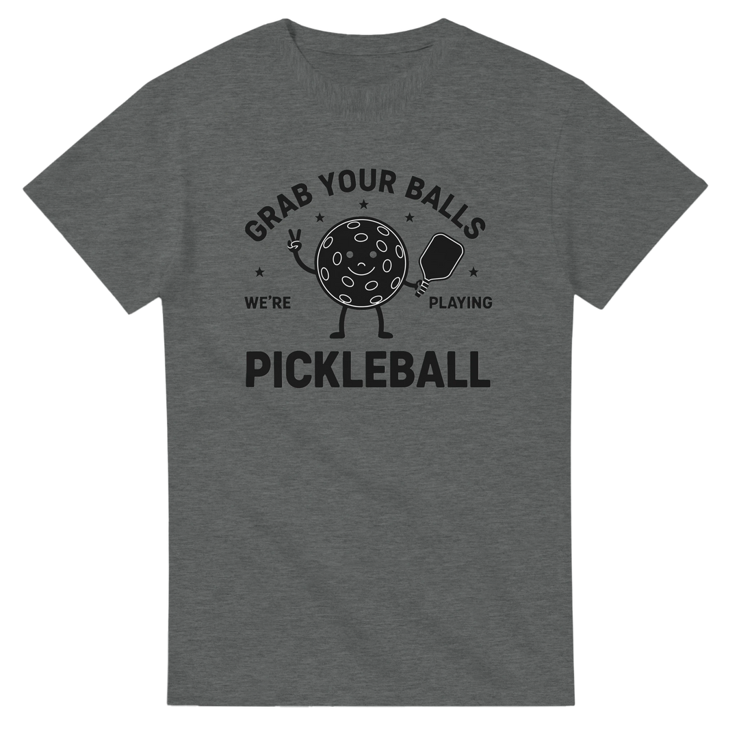 Grab Your Balls Tee funny pickleball shirt