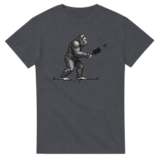 Squatch of the Court Tee funny pickleball sasquatch shirt