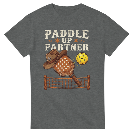 Paddle Up Partner Tee funny pickleball shirt for men 