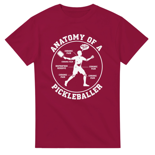 Anatomy of a Pickleball Player T-Shirt funny pickleball 