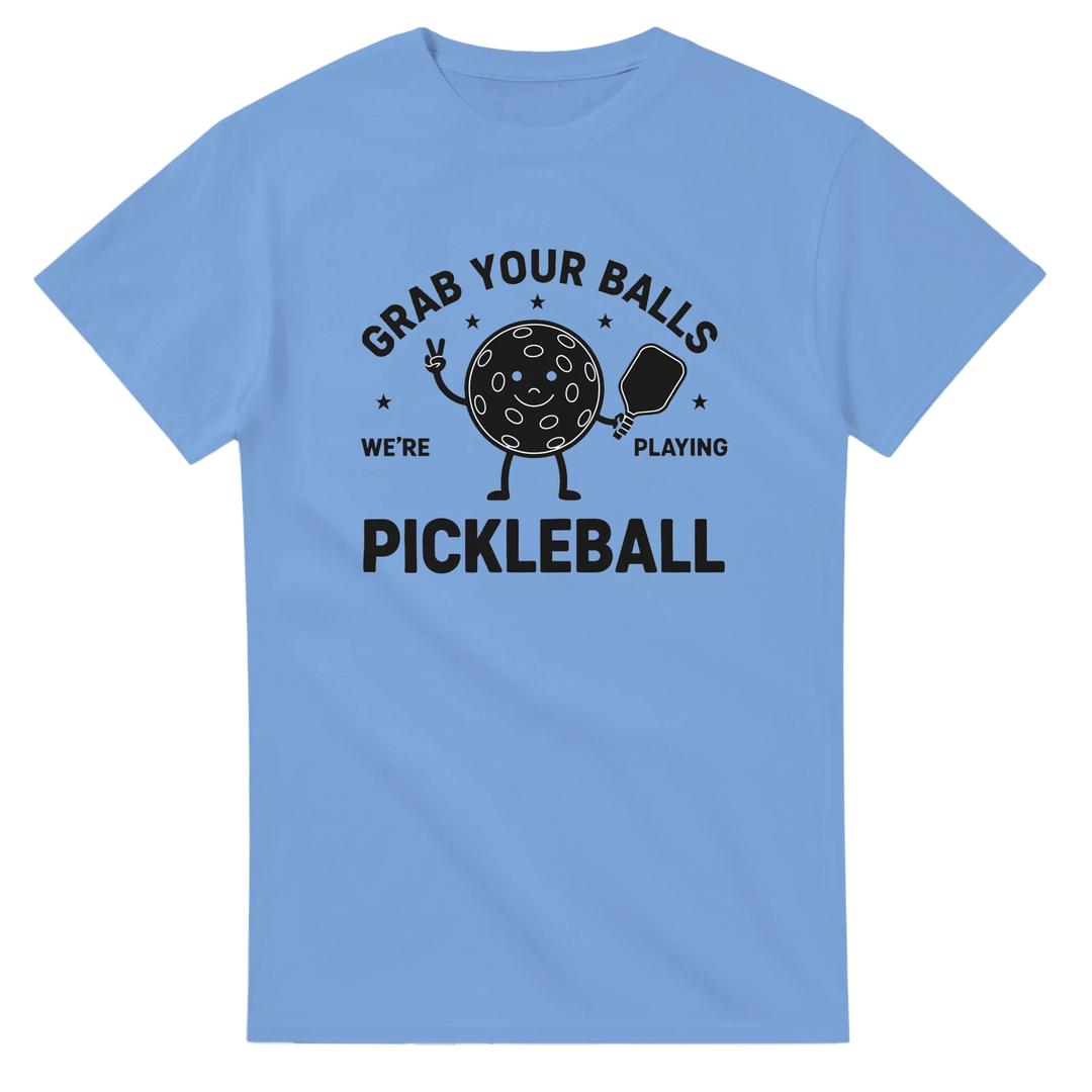 Grab Your Balls Tee funny pickleball shirt