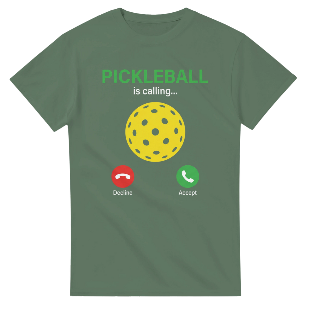 Pickleball Is Calling Tee funny pickleball shirt