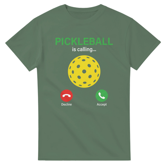 Pickleball Is Calling Tee funny pickleball shirt
