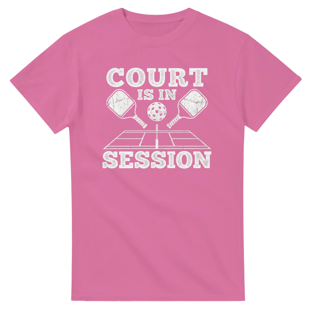Court Is In Session Tee funny pickleball shirt