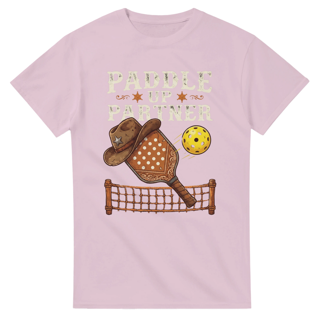 Paddle Up Partner Tee funny pickleball shirt for men 