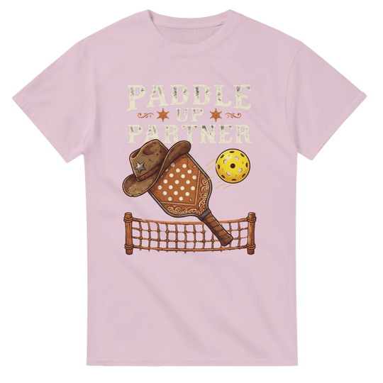 Paddle Up Partner Tee funny pickleball shirt for men 