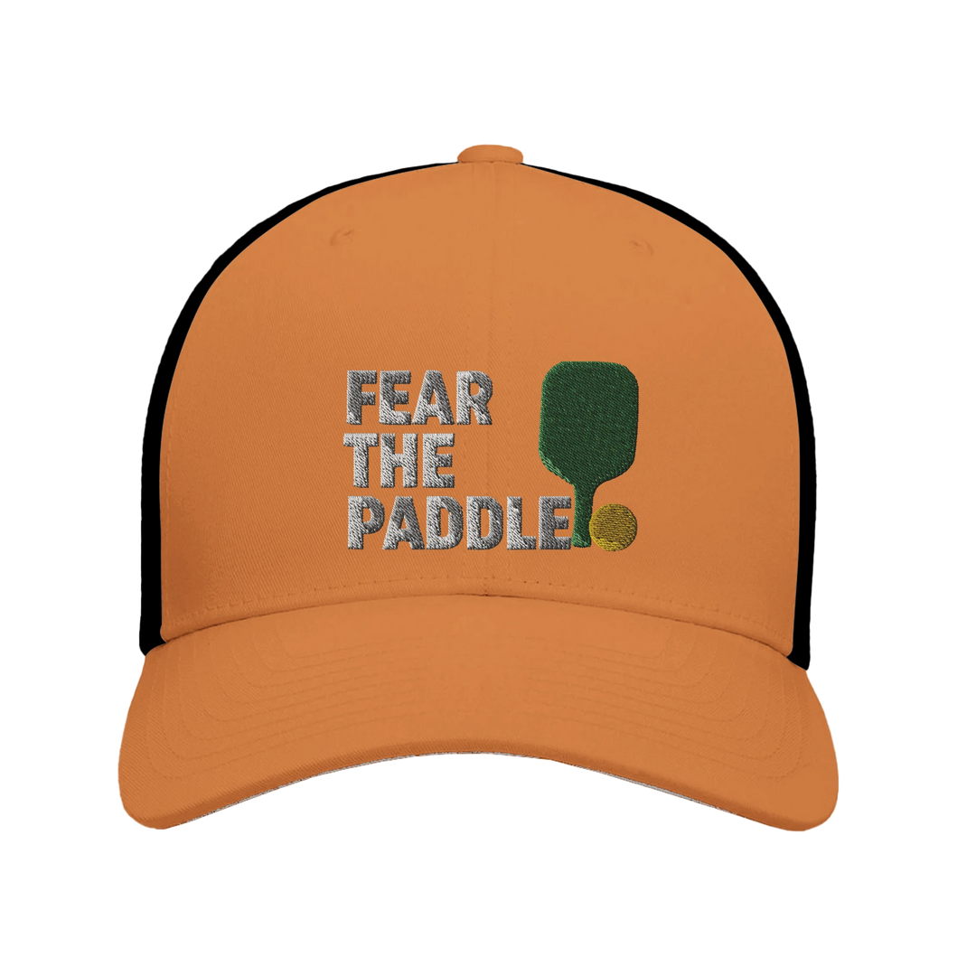 Fear The Paddle Embroidered Hat pickleball cap funny