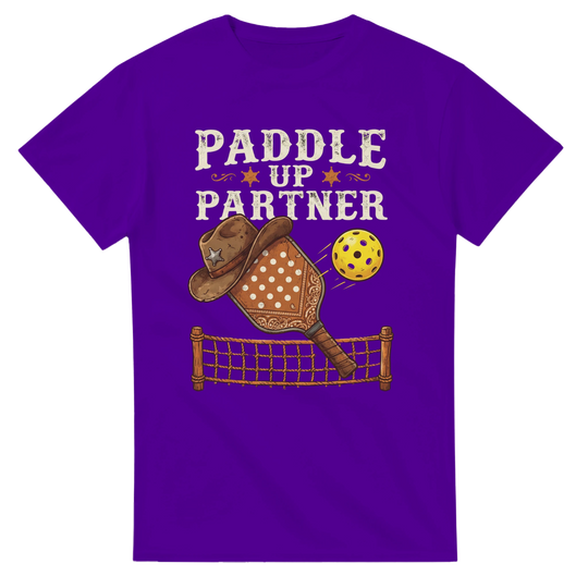 Paddle Up Partner Tee funny pickleball shirt for men 
