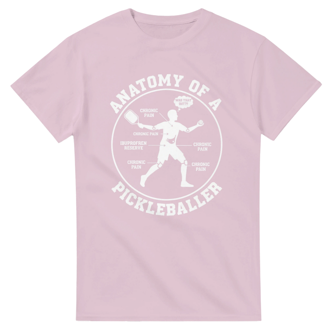 Anatomy of a Pickleball Player T-Shirt funny pickleball 