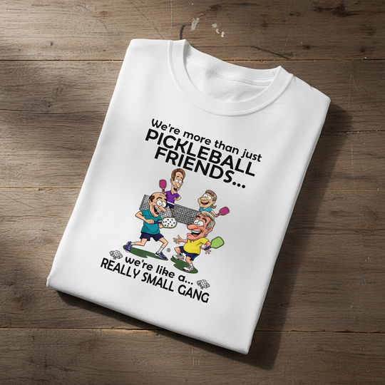 Really Small Gang Funny Group Tee pickleball humor graphic 