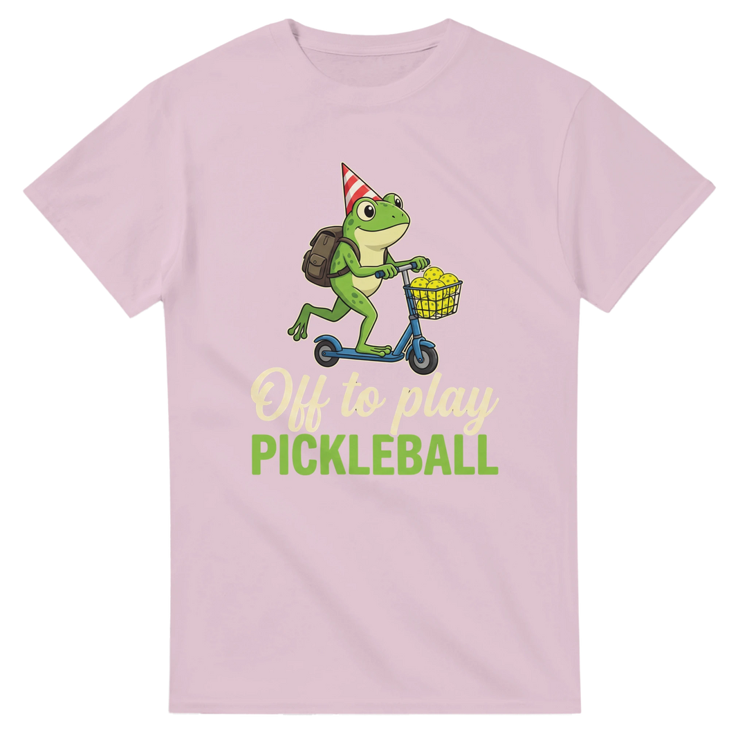 Off To Play Pickleball Tee funny pickleball shirt for men
