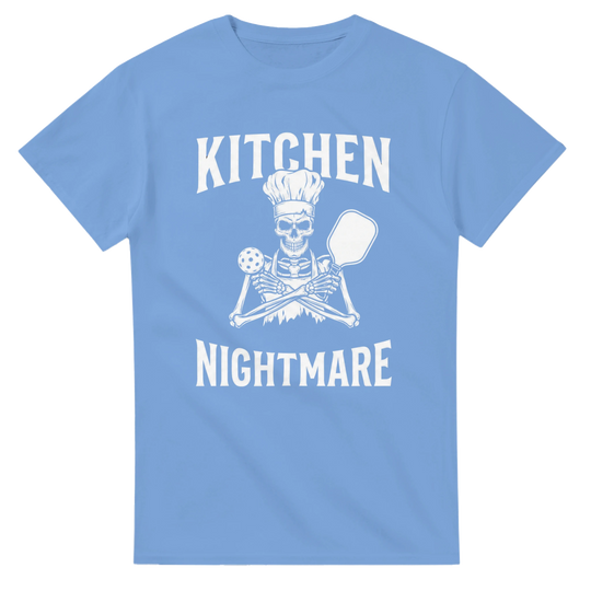 Kitchen Nightmare Skeleton Tee funny pickleball shirt