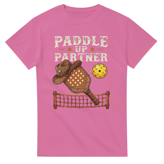 Paddle Up Partner Tee funny pickleball shirt for men 
