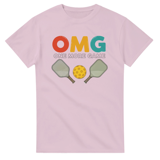 OMG One More Game Addict Tee funny pickleball shirt casual
