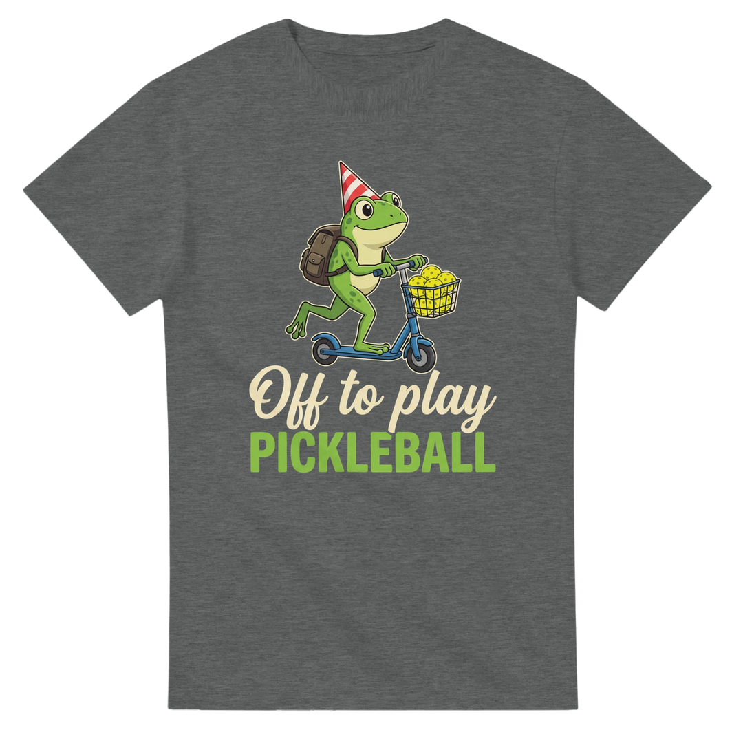 Off To Play Pickleball Tee funny pickleball shirt for men