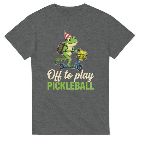 Off To Play Pickleball Tee funny pickleball shirt for men