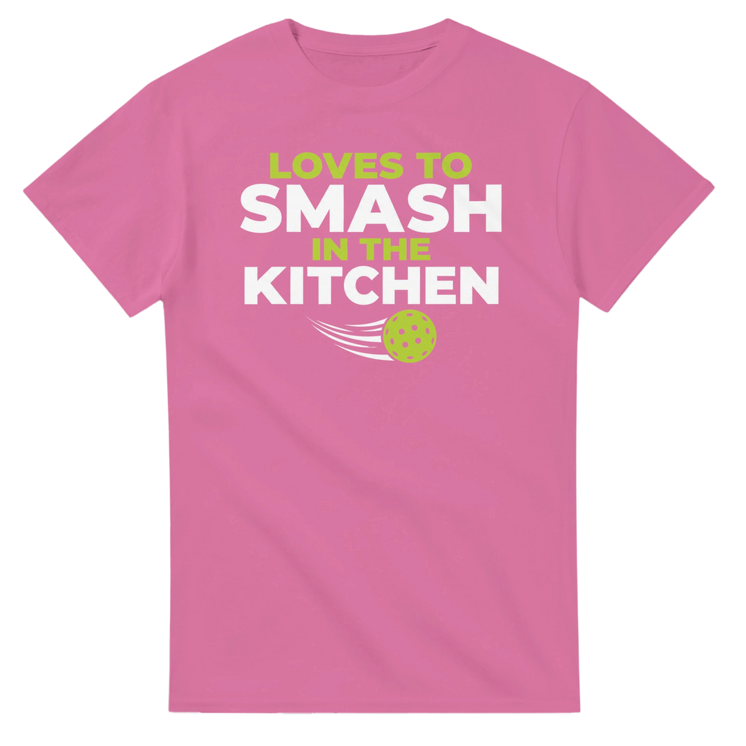 Loves To Smash In The Kitchen Tee funny pickleball shirt