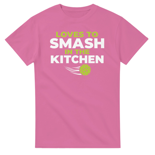 Loves To Smash In The Kitchen Tee funny pickleball shirt