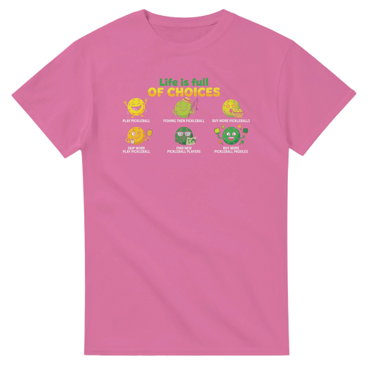 Life Is Full Of Choices Tee funny egg chicken graphic