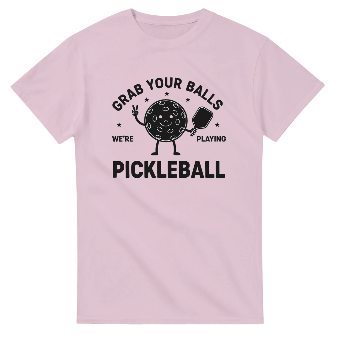 Grab Your Balls Tee funny pickleball shirt