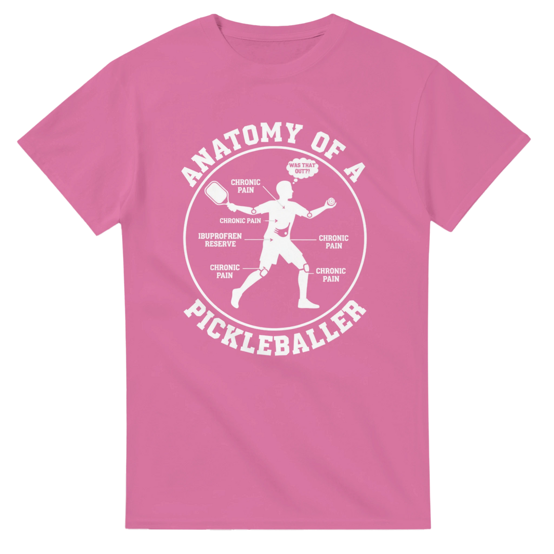 Anatomy of a Pickleball Player T-Shirt funny pickleball 