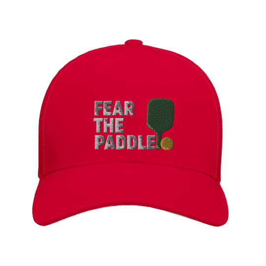 Fear The Paddle Embroidered Hat pickleball cap funny